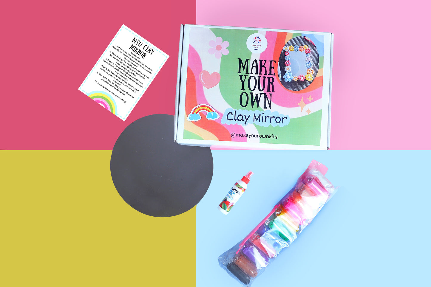 DIY Clay Mirror Making Kit