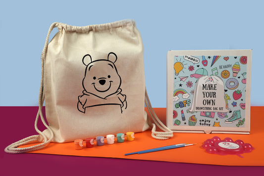 DIY Pooh DrawString Bag Painting Kit